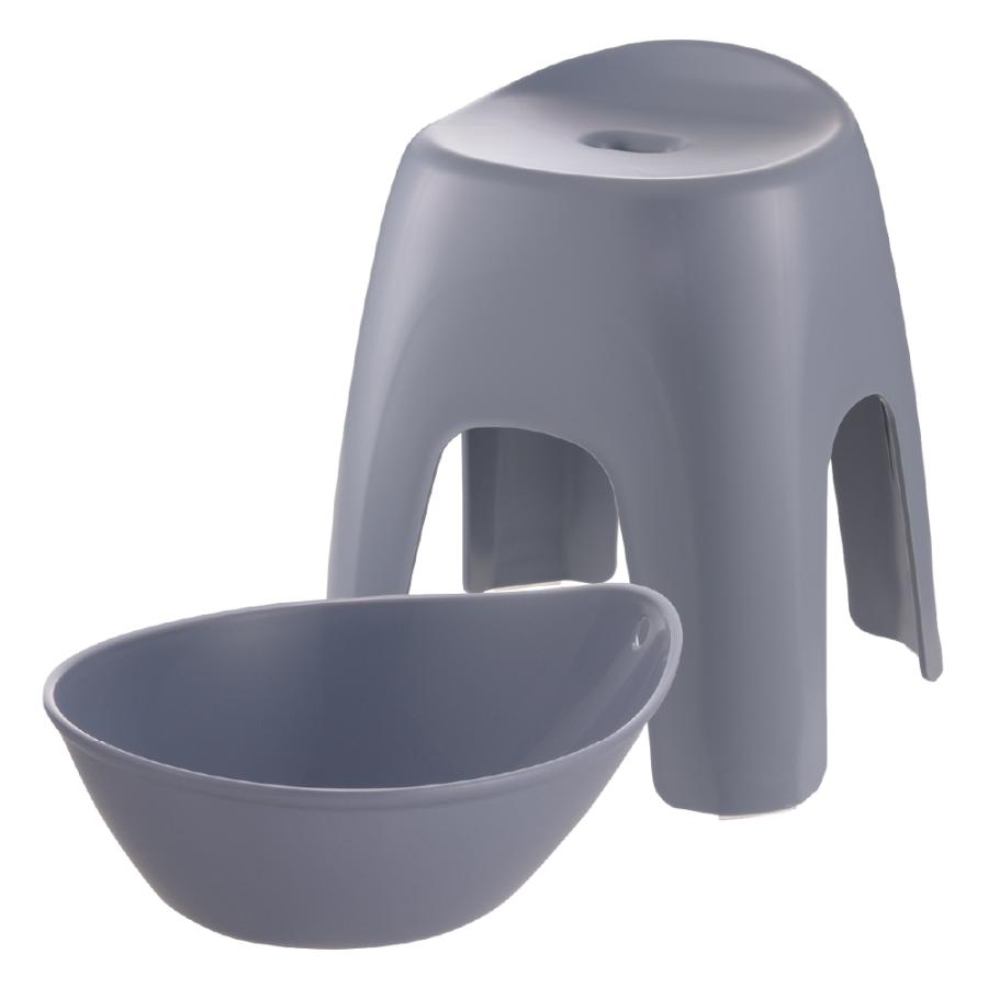 【配送区分K1】ハユール 湯おけ＆腰かけセット TX 浴用品 お風呂 バスチェア 風呂イス 湯おけ セット リッチェル 公式 | リッチェル | 02