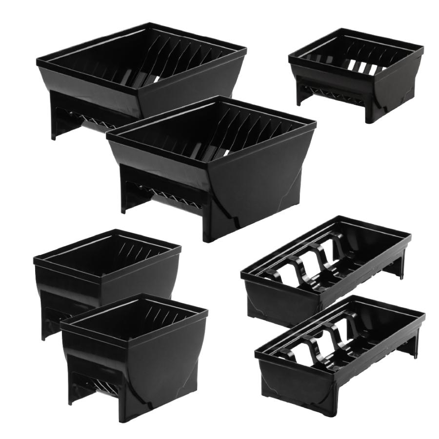 ES トトノ 引き出し用 ディッシュスタンドR＆お椀スタンドR 4種 7点セット 仕切り 食器 収納 限定カラー プラスチック 日本製 リッチェル公式ショップ Richell | リッチェル