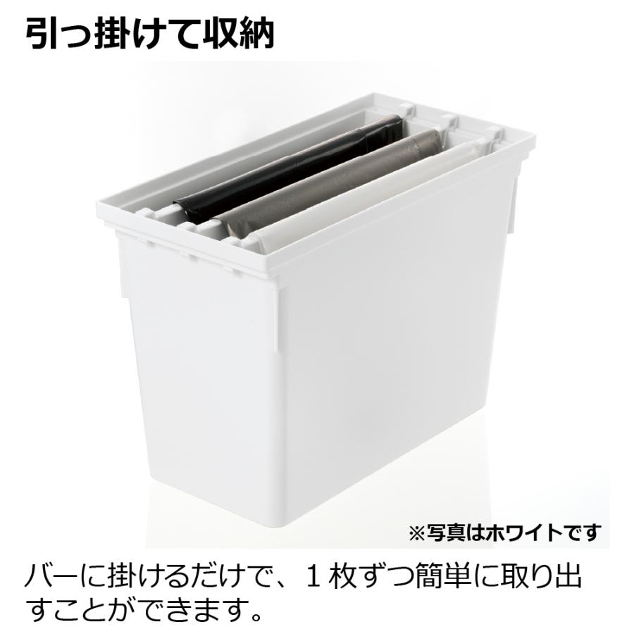 ES トトノ ゴミ袋ストッカー＆調味料収納＆レジ袋収納R 5点セット 仕切り 食器 収納 限定カラー プラスチック 日本製 リッチェル公式ショップ Richell | リッチェル | 02