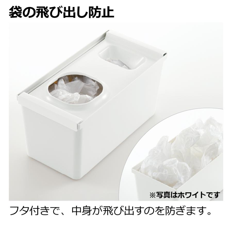 ES トトノ ゴミ袋ストッカー＆調味料収納＆レジ袋収納R 5点セット 仕切り 食器 収納 限定カラー プラスチック 日本製 リッチェル公式ショップ Richell | リッチェル | 08