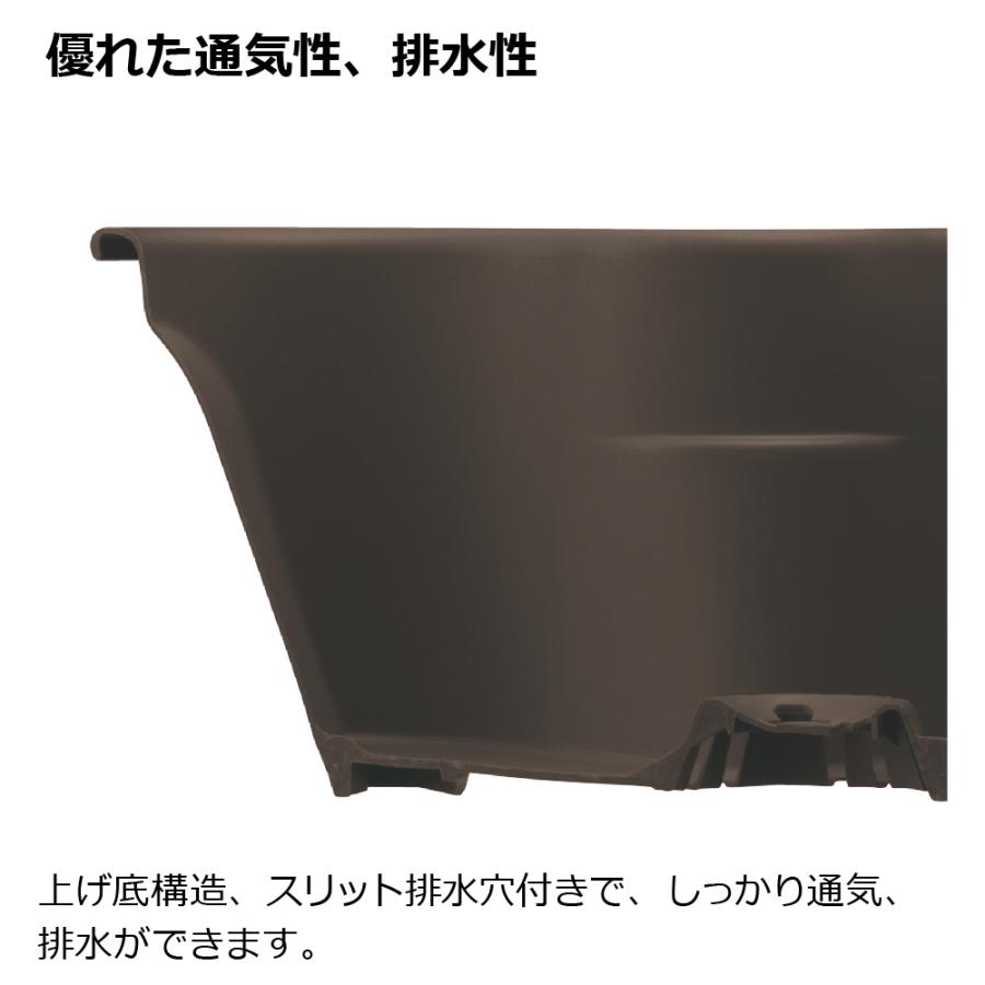 ポケットプランター 43型 2個セット 鉢 ガーデニング 大型 植木鉢 野菜 果樹 イチゴ 花 ベランダ 積み重ね 立体花壇 栽培 日本製 リッチェル | リッチェル | 03
