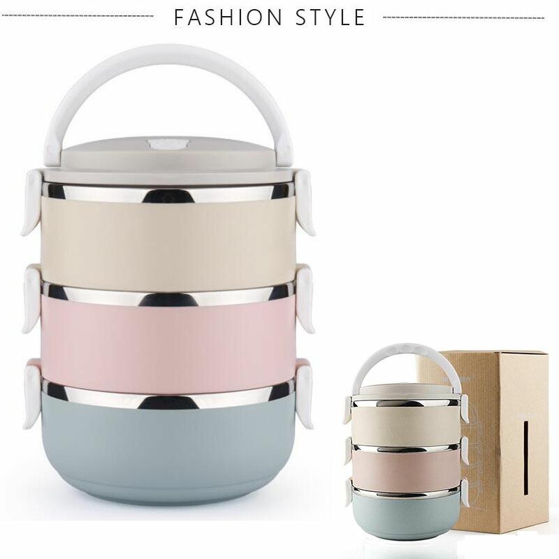 保温弁当箱 3段 2100ｌ ランチボックス ステンレスランチジャー 大容量 保温保冷 通勤 電子レンジ対応 通学 食洗機対応 ランチジャー 新作製品 世界最高品質人気 弁当箱
