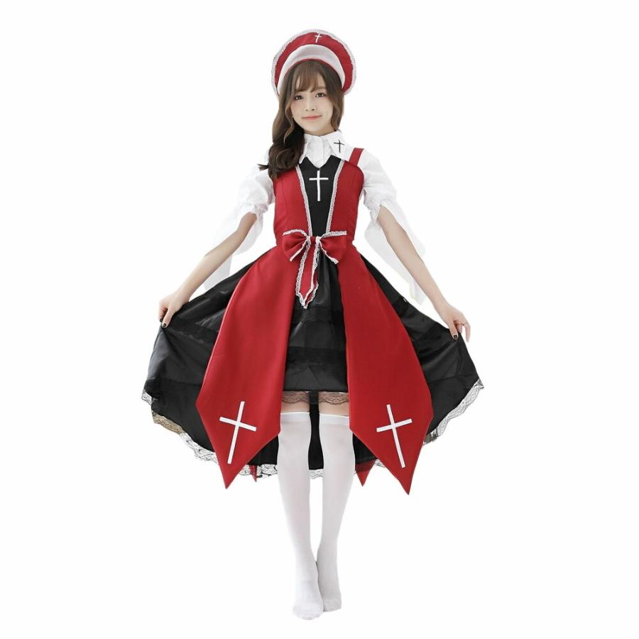 巫女 レディースコスプレ 赤 黒の2カラー フリーサイズ 衣装 巫女 レディースコスプレ 赤 黒の2カラー フリーサイズ 衣装