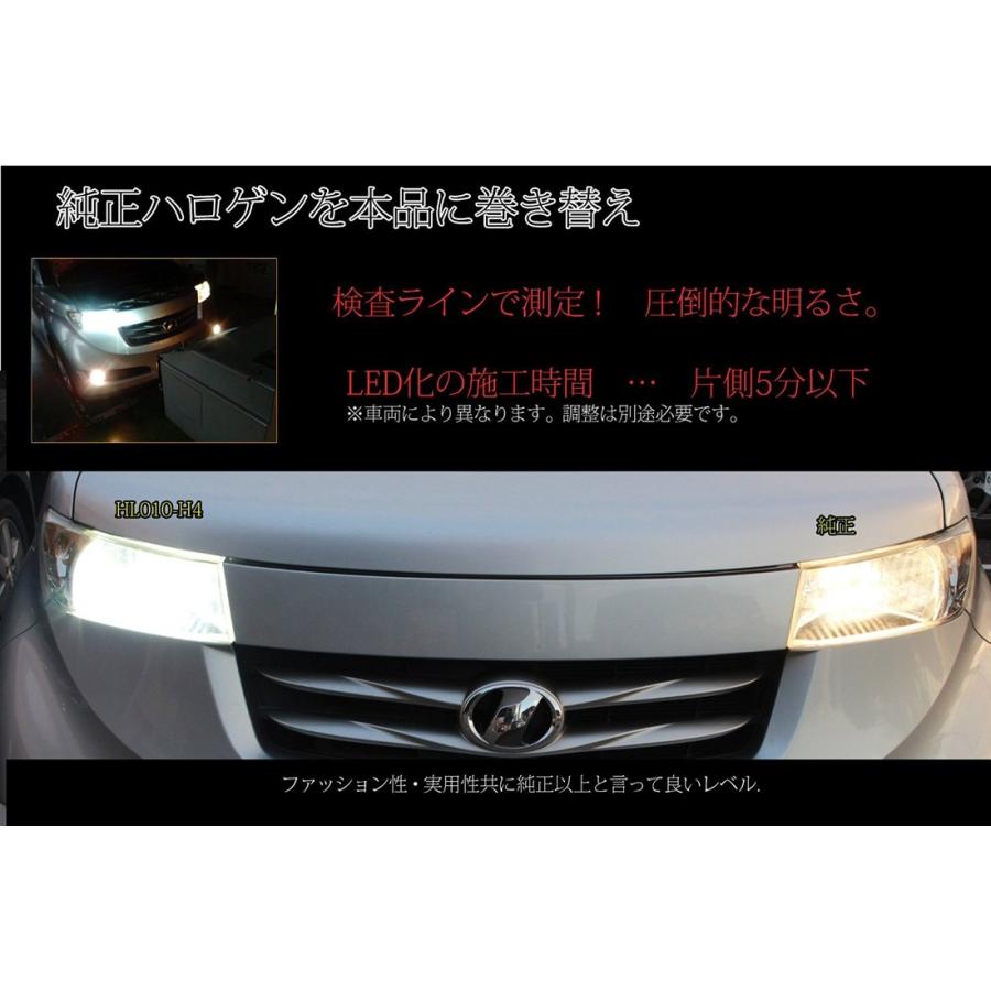 【車検対応】新商品登場！H4 LEDヘッドライト/XHP50最大12000Lm 1台分 1年保証｜richgroupled｜04