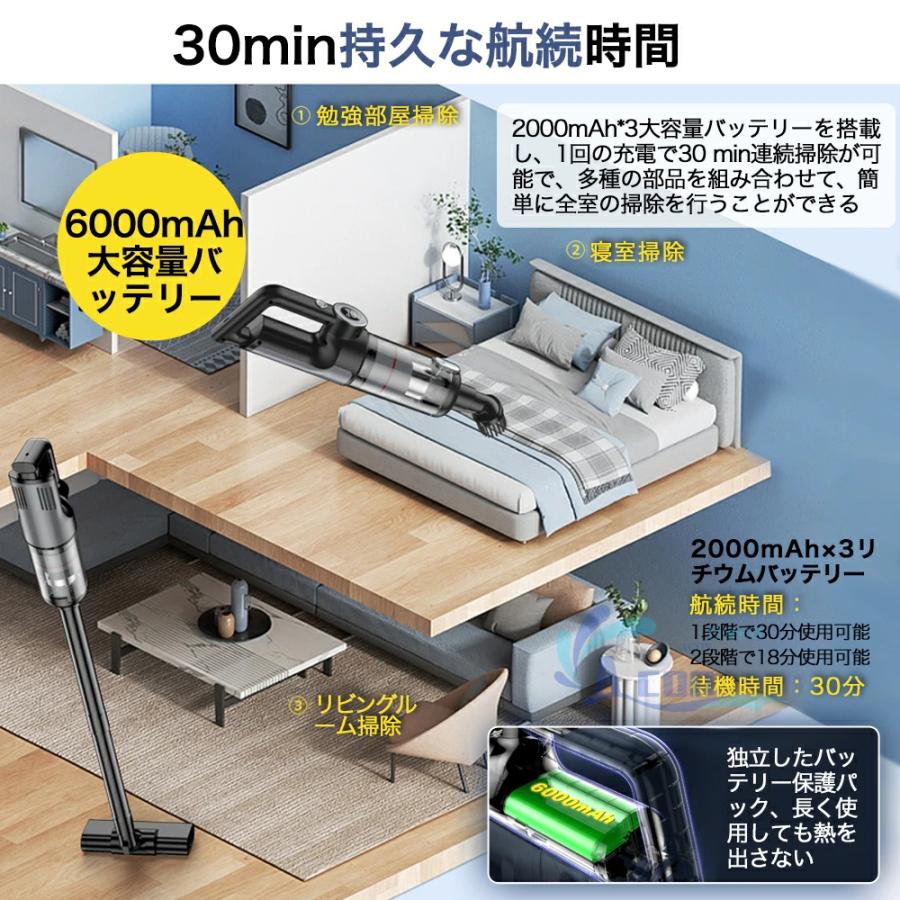 掃除機 コードレス ハンディクリーナー 吸引力 充電式 超強力 多機能