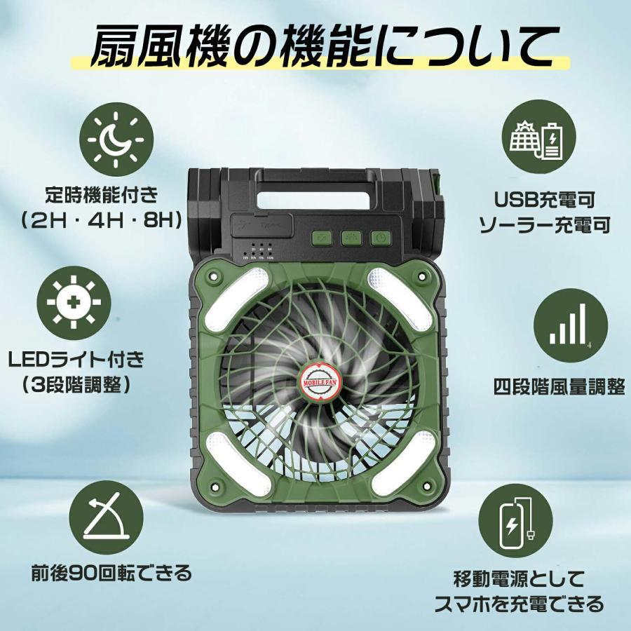 2025最新 ソーラー扇風機 防災グッズ ソーラーファン キャンプ扇風機