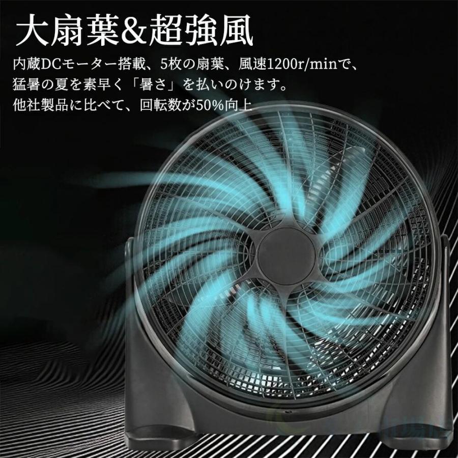 工場扇 大型58cm 工業用扇風機 工業扇 扇風機 dcモーター 風量3