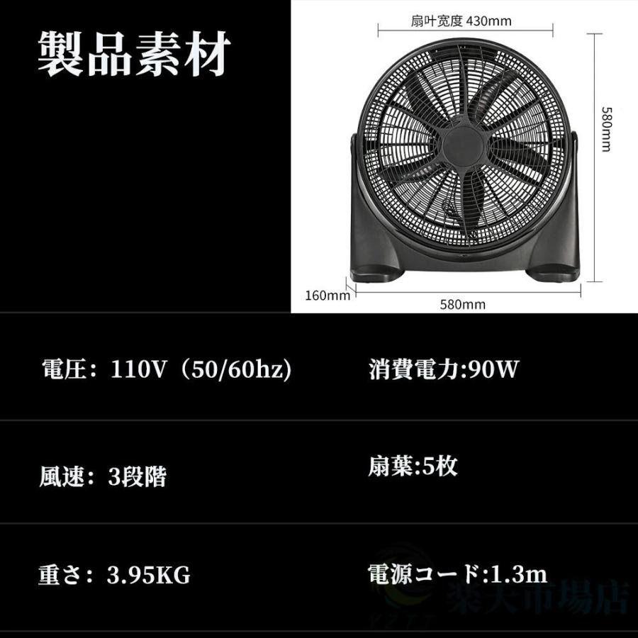 業務用スタンドファン 3段階風量 Amazon | Kaitou 業務用扇風機 工業扇 風量3段階 大型扇風機