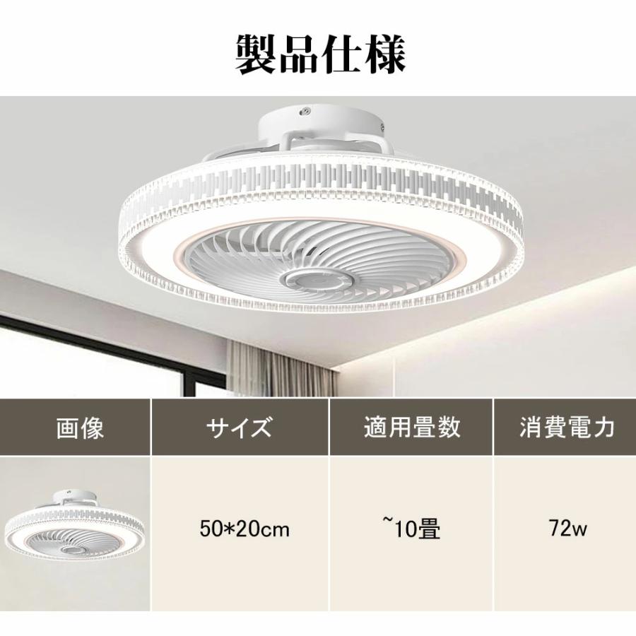 シーリングファンライト dcモーター シーリングファン LED ファン付き