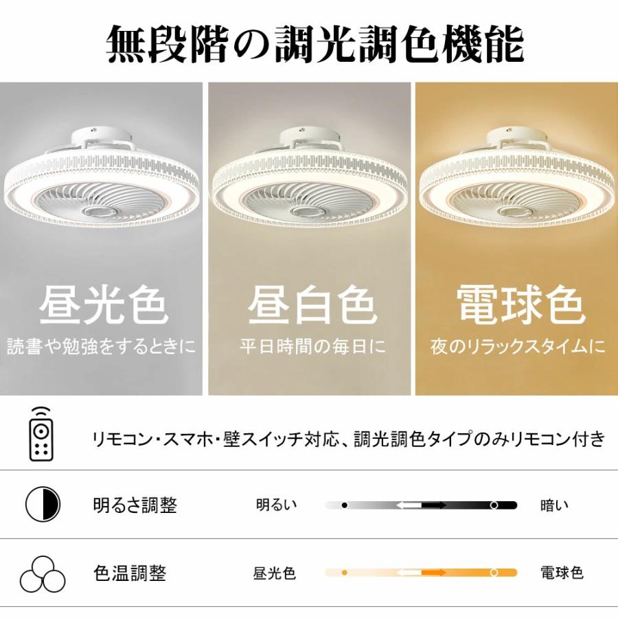 シーリングファンライト dcモーター シーリングファン LED ファン付き