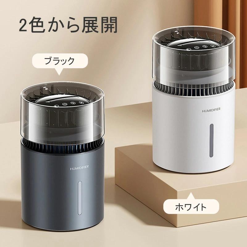 加湿器 卓上 気化式 100段調節 6畳 寝室 オシャレ LEDライト付き 簡単