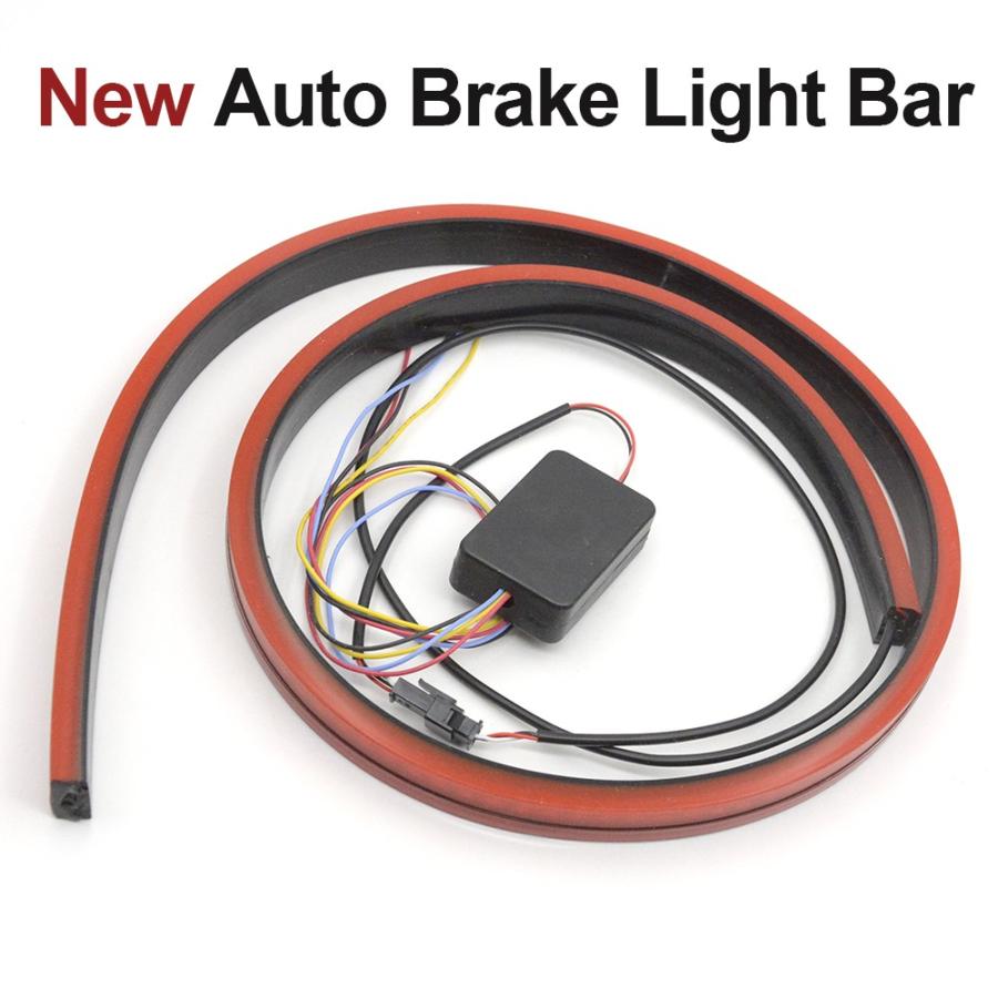 新型 流れるブレーキ Led 流れるledテープ 赤 テールランプ ブレーキランプ ハザードランプ 機能付き 汎用 12v車用 100cm トランクライト Led Brake 1m Akashi 通販 Yahoo ショッピング