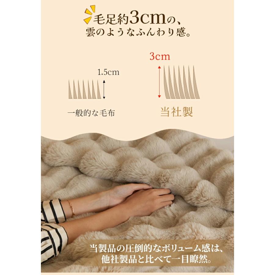 毛布 ふわとろ毛布 もこもこ毛布 ブランケットもうふ モコモコ とろとろ ふわふわ 毛布 ふわもこ ひざ掛け 2枚合わせ 北欧 おしゃれ 暖かい 厚手 軽量 洗濯可 |  | 05