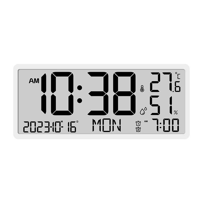 デジタル 時計 壁掛け 大型 LCD 置き時計 電池式 壁掛け時計 デジタル