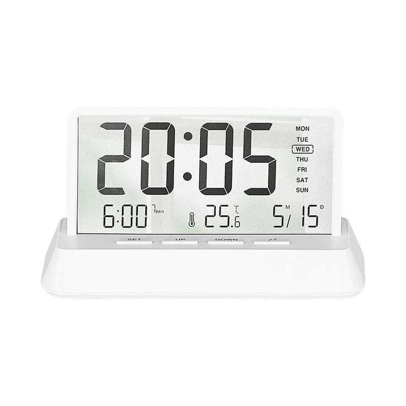 デジタル時計 置き時計 電池式 LCD デジタル 時計 日付 おしゃれ