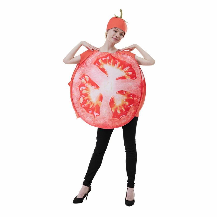 トマト 着ぐるみ 大人用 コスプレ衣装 野菜 面白い ハロウィン 