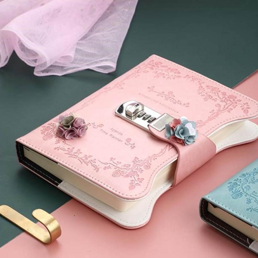 ノート 鍵付きケース 日記用ノートブック 女性 おしゃれ 文房具 メモ帳 学生 ビジネス用 ギフト プレゼント 1冊180枚 Yn Notebook07 Akashi 通販 Yahoo ショッピング