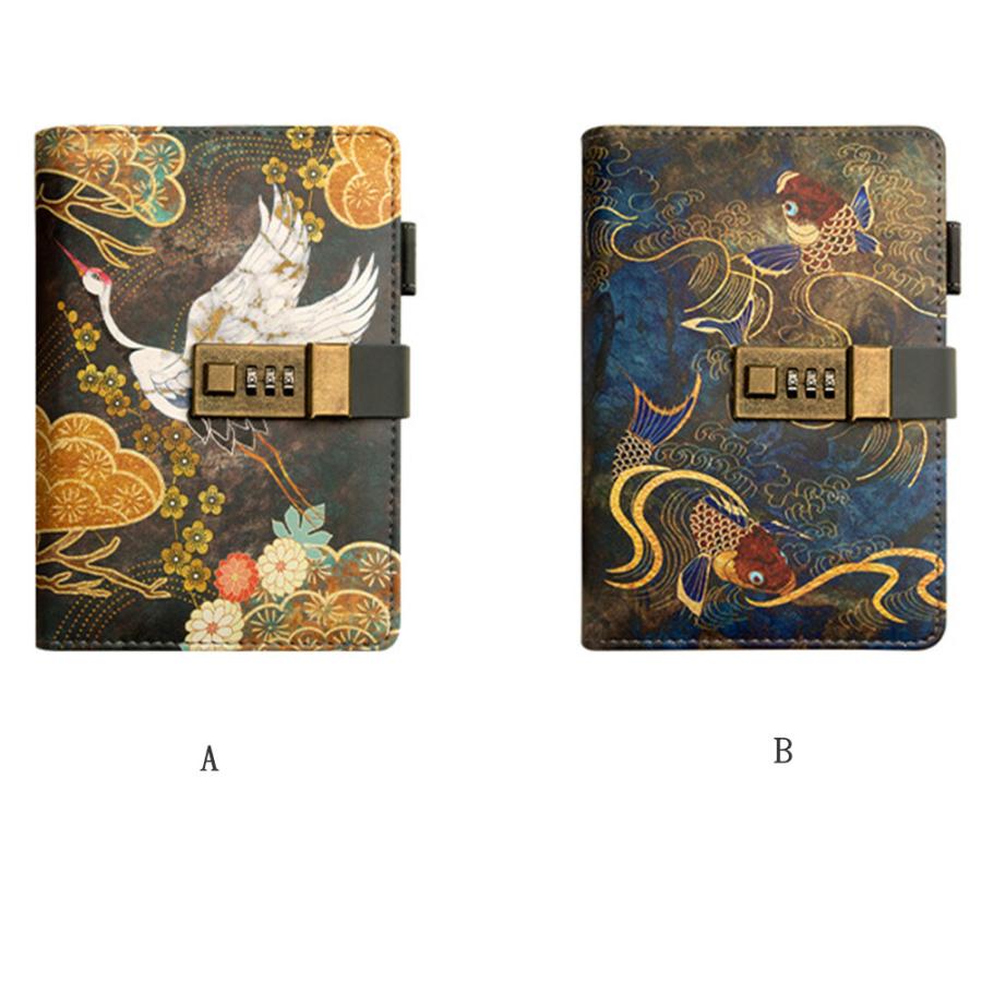 手帳 日記帳 鍵付き A5 日記用ノートブック 花柄 おしゃれ 文房具 メモ帳 学生 ビジネス用 ギフト プレゼント 1冊112枚 Yn Notebook09 Akashi 通販 Yahoo ショッピング