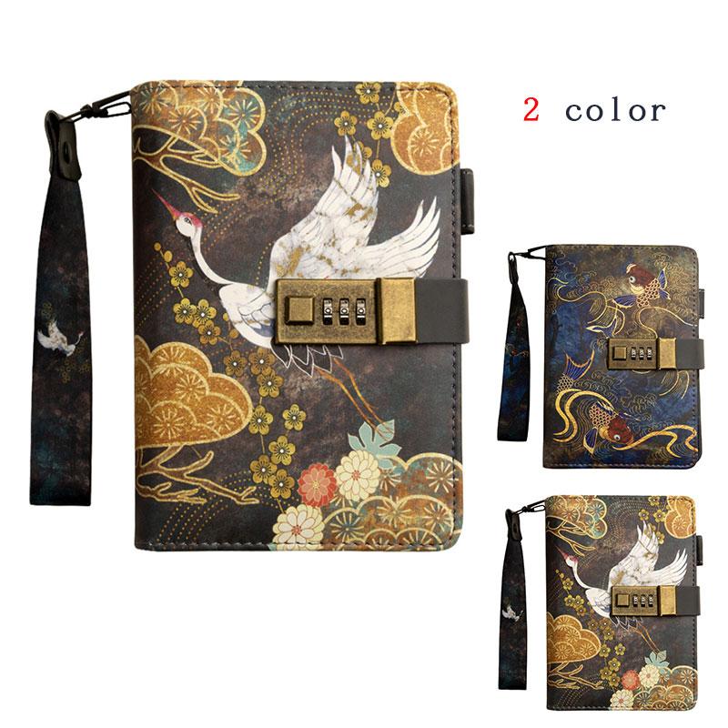 手帳 日記帳 鍵付き A6 日記用ノートブック 古風 おしゃれ 文房具 メモ帳 学生 ビジネス用 ギフト プレゼント Yn Notebook10 Akashi 通販 Yahoo ショッピング