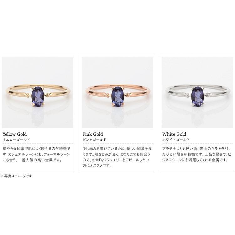 50 Off ピンキーリング アイオライト オーバルカット ピンキー 指輪 リング ギフト プレゼント ジュエリー K10 K18 新発売の Www World Of Heating De