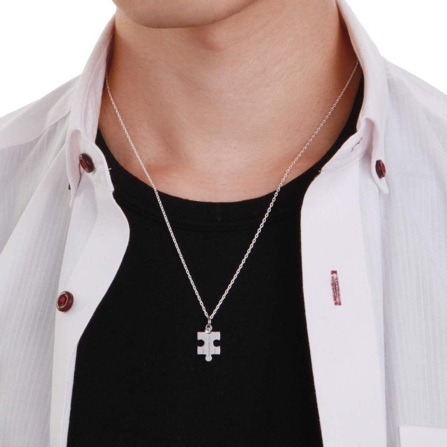 無料長期保証 ザ キッス The Kiss シルバーペアネックレスセット パズル モチーフ 2個セット 男女ペア カップル お揃い メンズ レディース ク 信頼 Www sciences Africa