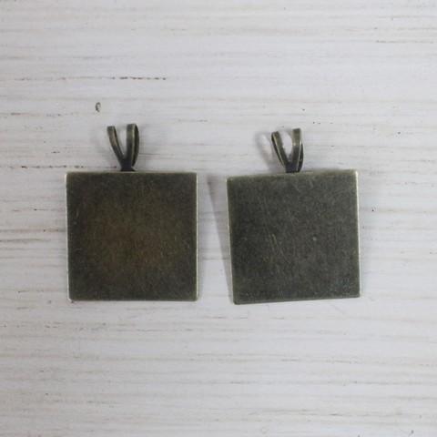 【3営業日以内に発送】デザインアクセサリーアンティークパーツ・金古美台座2個セット【ハンドメイド・手芸】【ギフト包装対応】 |  | 01