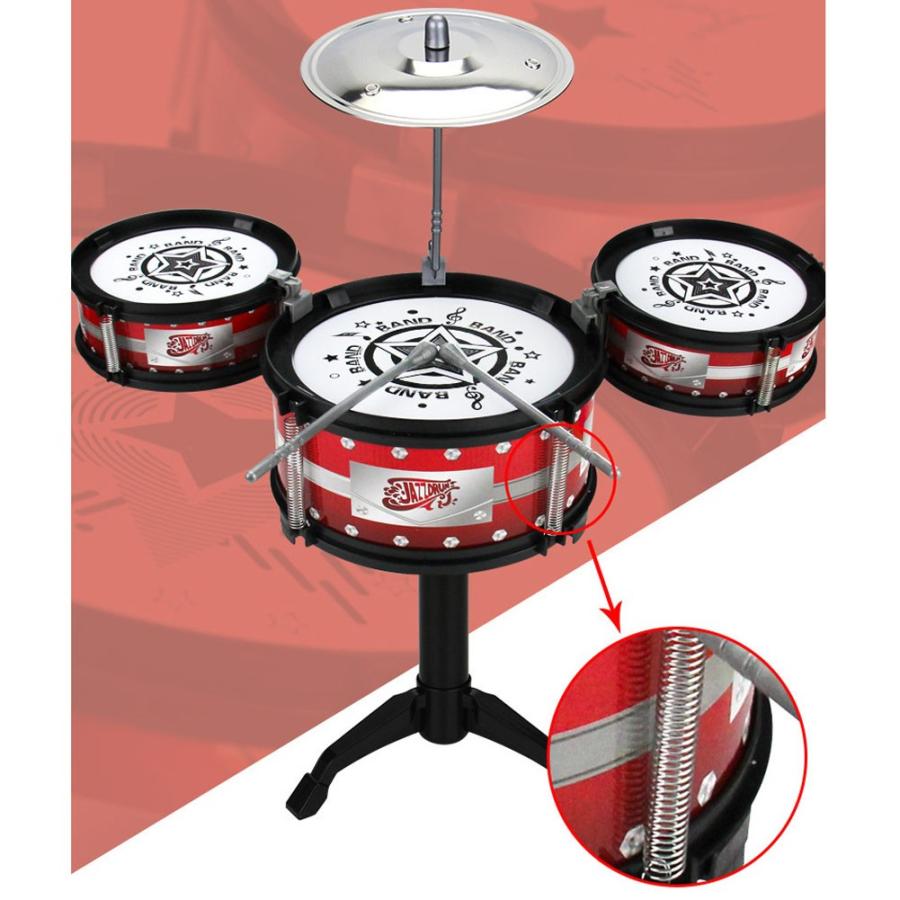 子供用 ミニドラムセット ドラマーごっこ バンドごっこ ドラムセット 楽器 3ドラム 小シンバル ドラムスティック 子供 キッズ プレゼント 景品 ギフト お祝い A Rk03 Richpartsmall 通販 Yahoo ショッピング