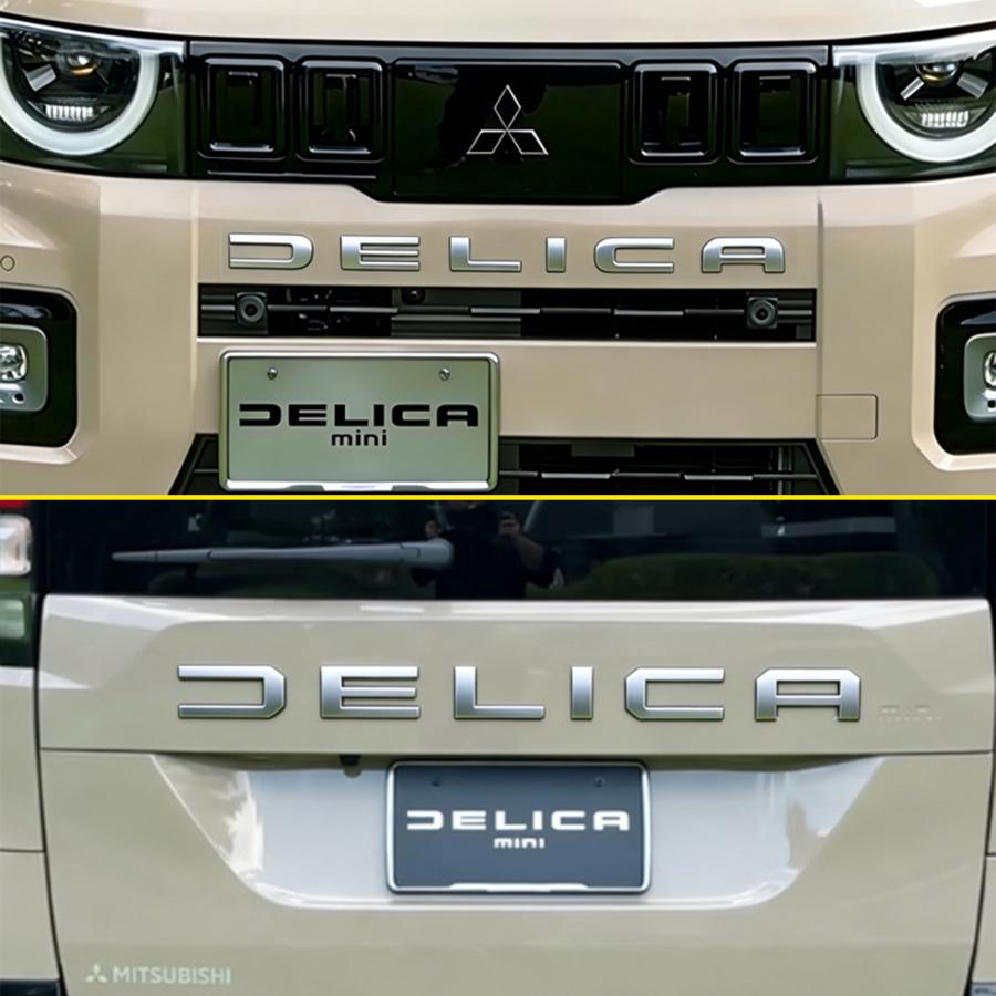 新型 デリカミニ 2025年10月〜 パーツ エンブレム フロントリア用