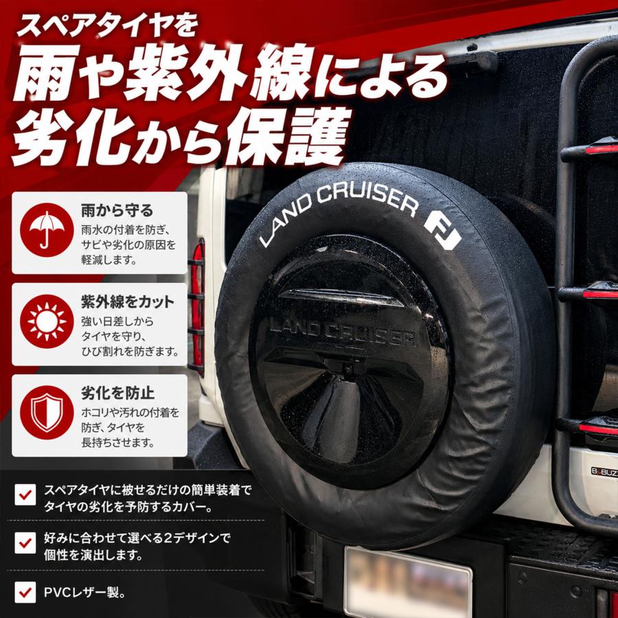 ランクルfj スペアタイヤカバー 新車外し ランドクルーザー FJ ランクルFJ アクセサリー スペアタイヤカバー PVC