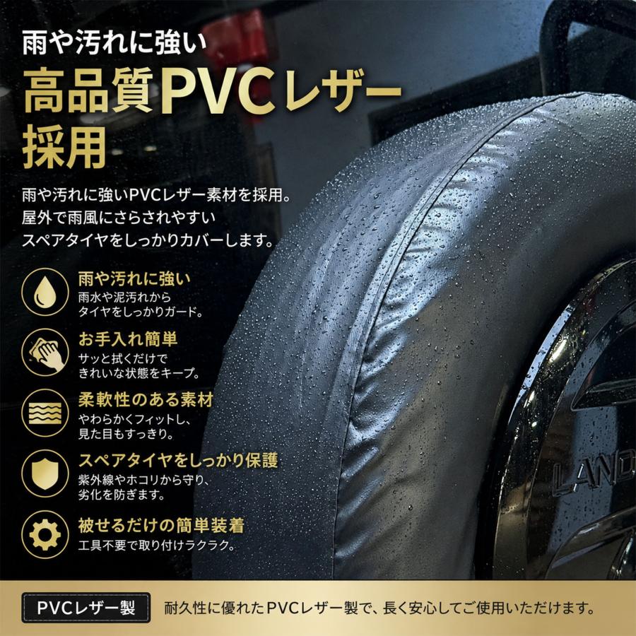 ランドクルーザー FJ ランクルFJ アクセサリー スペアタイヤカバー PVC