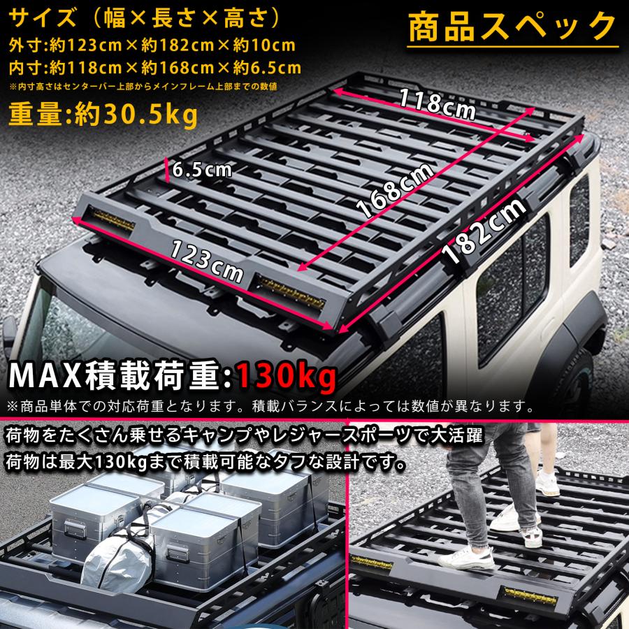 ジムニーノマド JC74 5ドア パーツ ルーフラック スクエア ルーフ