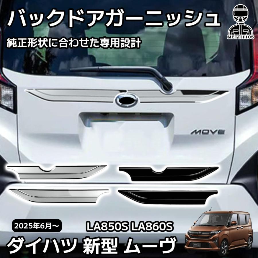 ダイハツ 新型 ムーヴ パーツ LA850S LA860S リアガーニッシュ 1P