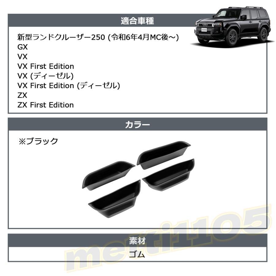 新型 ランドクルーザー 250 LC250 パーツ ドアハンドルポケット