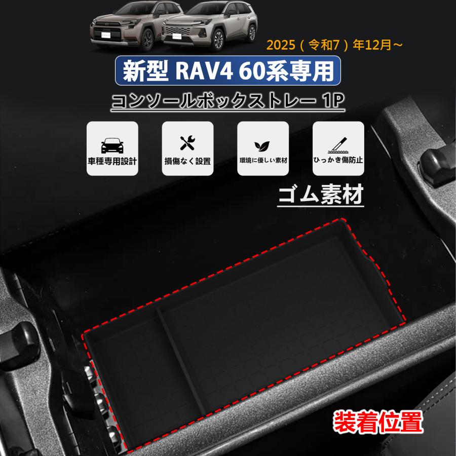 新型 RAV4 60系 アクセサリー ワイヤレス充電トレイ用マット センター