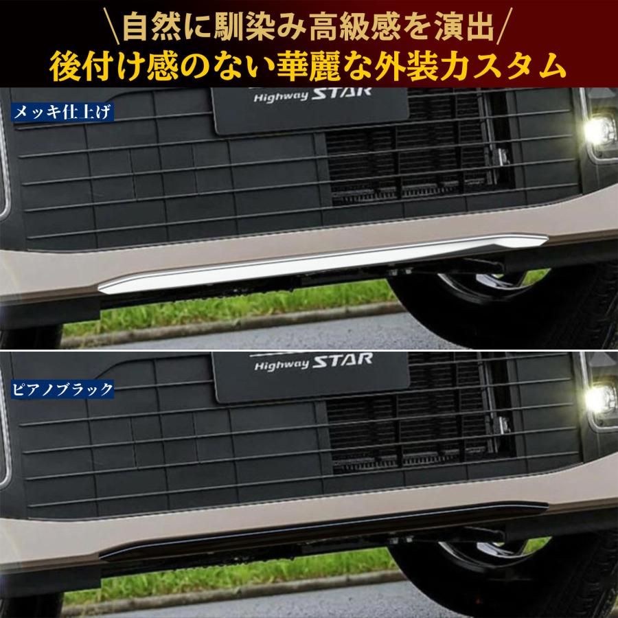 新型 ルークス 2025年10月〜 パーツ フロントバンパーガーニッシュ