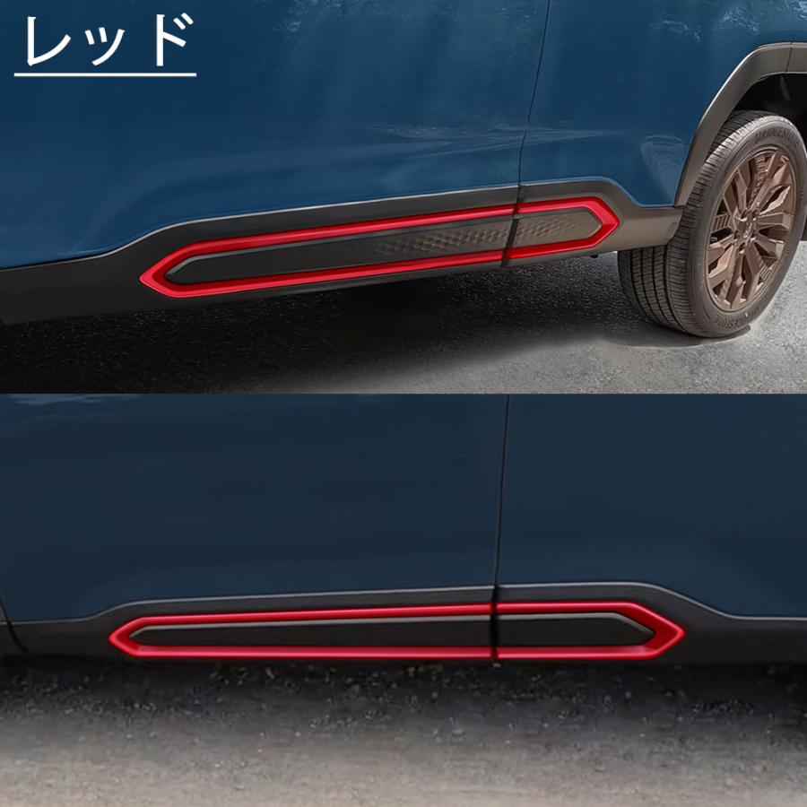 新型 スバル フォレスター SL系 パーツ サイドドアガーニッシュ サイド