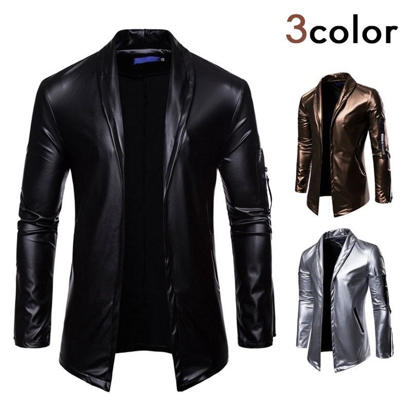 ライダースジャケット メンズ 夏 大きいサイズ ツーリング 合皮 革ジャン シングル ダブル ジャンパー ブルゾン オールシーズン ジップアップ ファッション