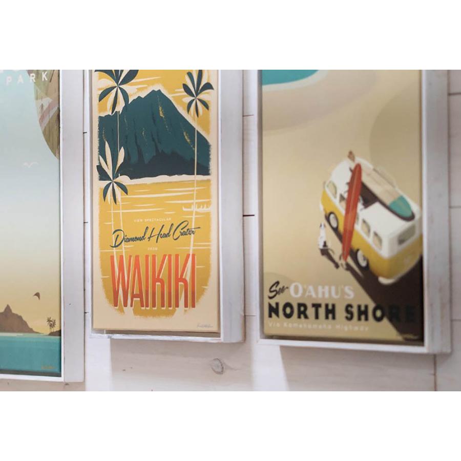 アートプリント ニック・カッチャー トラベルポスター ハワイ ラニカイ