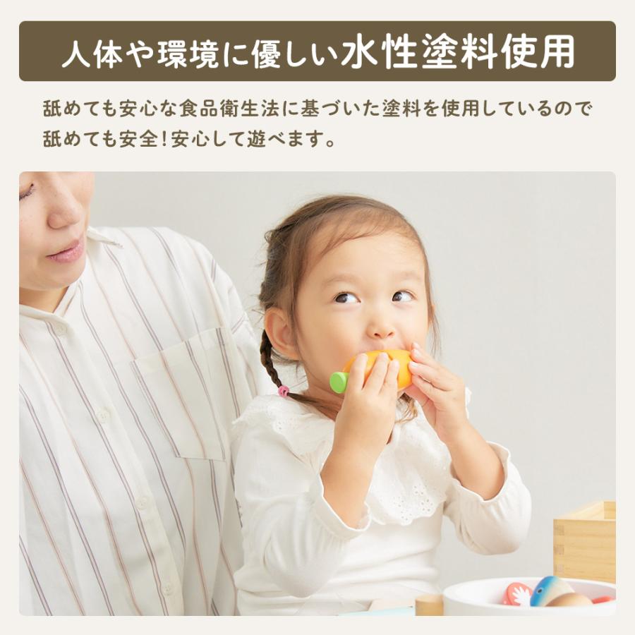 ままごとキッチン 卓上 収納 木製 ままごとセット コンロ ファーストセット 鍋 野菜 マグネット さかな お誕生日 プレゼント CB1st 爆買の画像