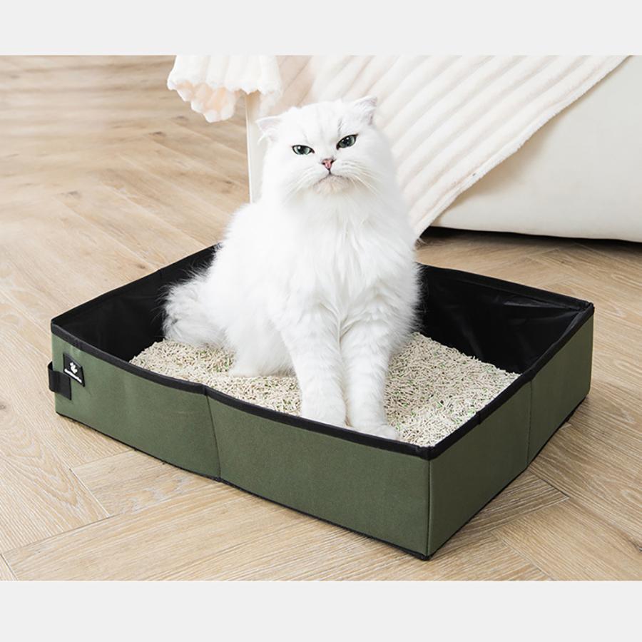 折りたたみ 猫のトイレ ねこ 非常用トイレ 簡単 猫砂 持ち運び