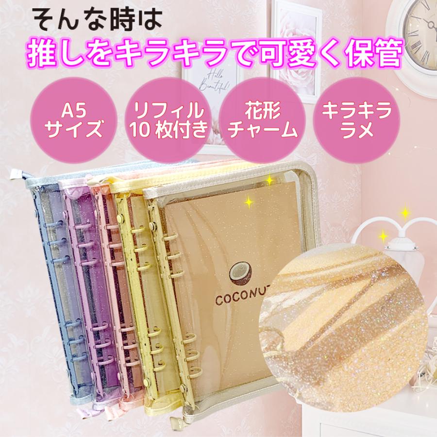 コレクトブック 韓国 バインダー a5 6穴 トレカ シール帳 トレカケース