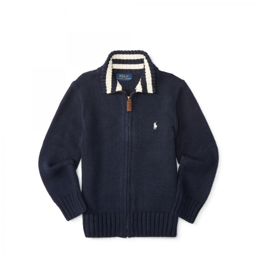 ラルフローレン 子供用 ポニー コットン ジップ セーター ネイビー 入学式 ポロ Ralph Lauren ボーイズ ラルフ 男女兼用 通学 カーディガン Prl9978 Rich Smile リッチスマイル 通販 Yahoo ショッピング