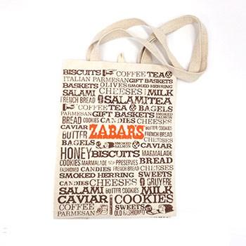 ゼイバーズ ZABAR'S サイドロゴ エコバッグ L NY スーパー トートバッグ 日本未上陸 ホールフーズ  お弁当 インスタ ショルダー｜richsmile｜02