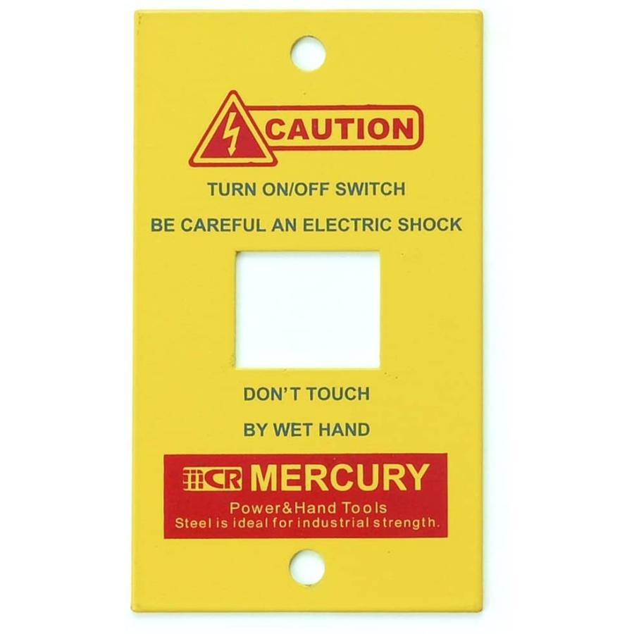 世界の人気ブランド マーキュリー スイッチプレート 1ヶ口 コンセントカバー スチール製 Mercury おしゃれ 空間 インテリア Aynaelda Com