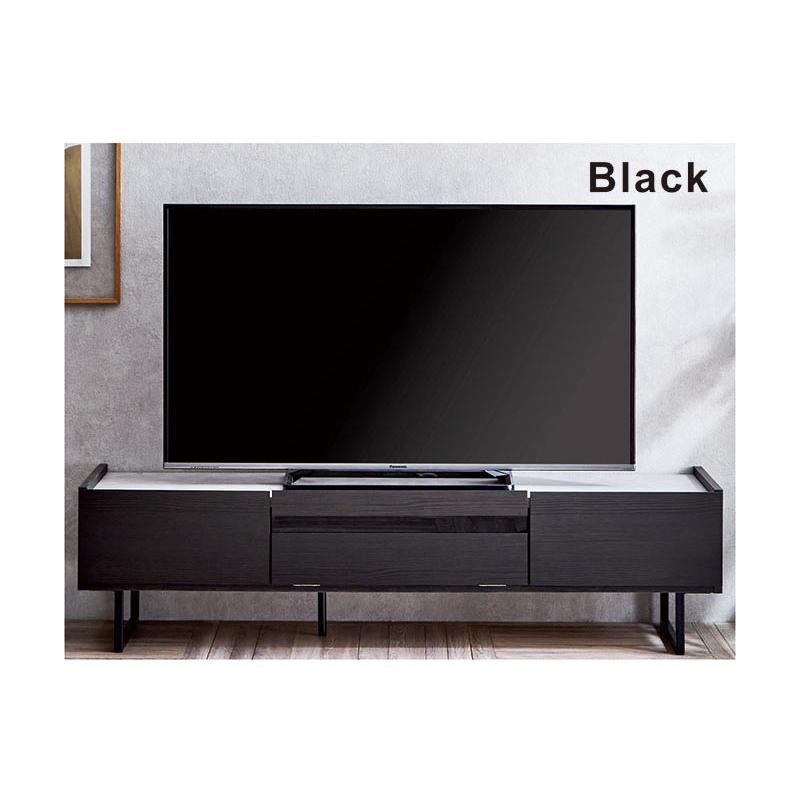 テレビボード 180cm ロータイプ テレビ台 脚付き 引き出し 収納 石目調