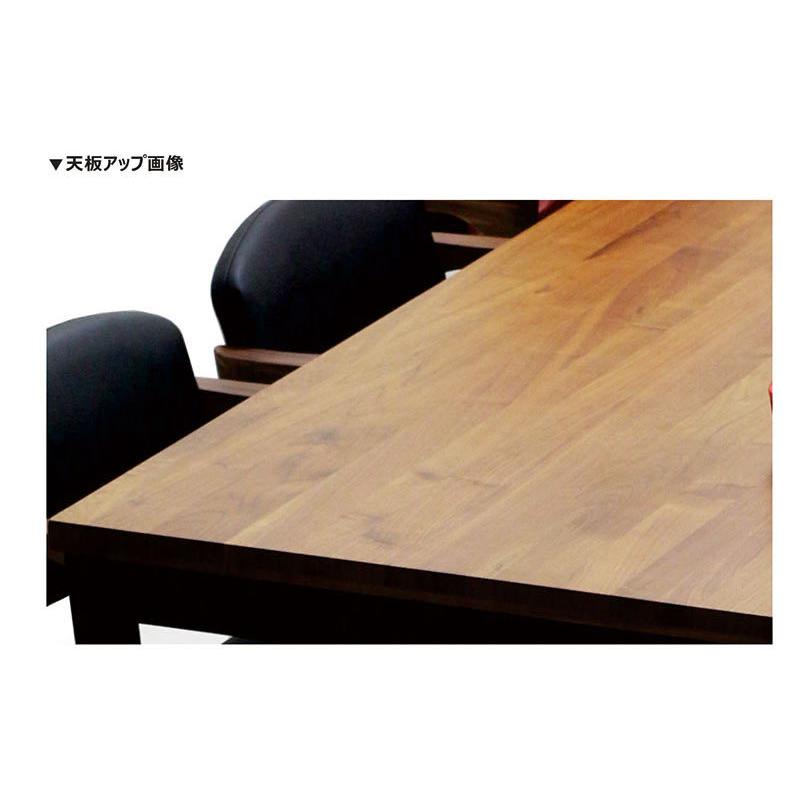 【ほぼ未使用】 ダイニングテーブルセット 6人用 7点セット 北欧 ウォルナット無垢 幅200cm 【MYK2830736680】(102047円)