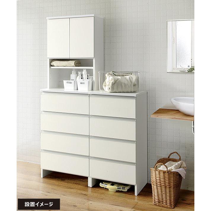【売約済み】大川家具　ランドリーシェルフ　ラック  幅50 洗面所収納 ランドリー 収納 チェスト ラック 棚 隙間収納 幅50cm 洗面所