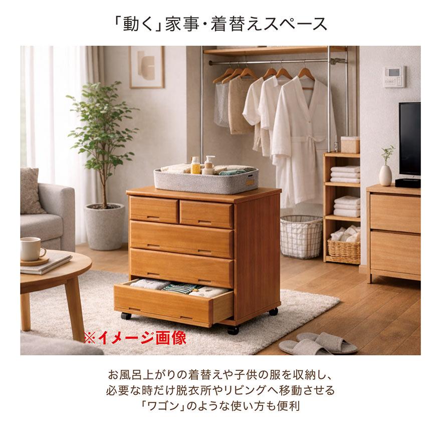 爆買 最大P21％ 押入れタンス 奥行65 チェスト ローチェスト 幅75 4段