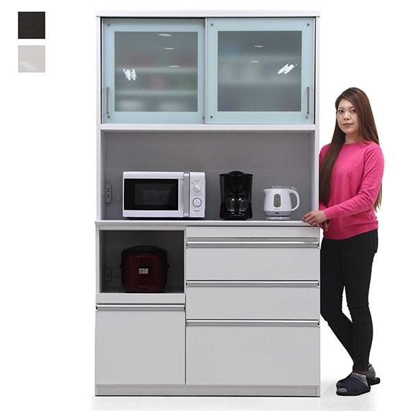 食器棚 ダイニングボード 1 収納 おしゃれ 北欧 完成品 白 Ik 377 モダンインテリア リック 通販 Yahoo ショッピング