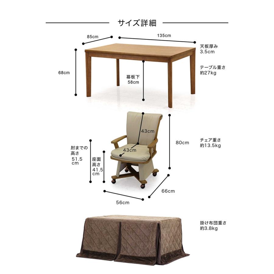10/19限定 ポイント10倍】こたつ ダイニングコタツ 4人用セット